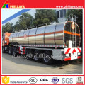 3axles Water/Oil/ Milk Aluminium Tanker Trailer for Sale